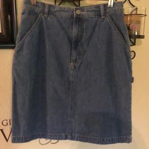 Gloria Vanderbilt Jean skirt